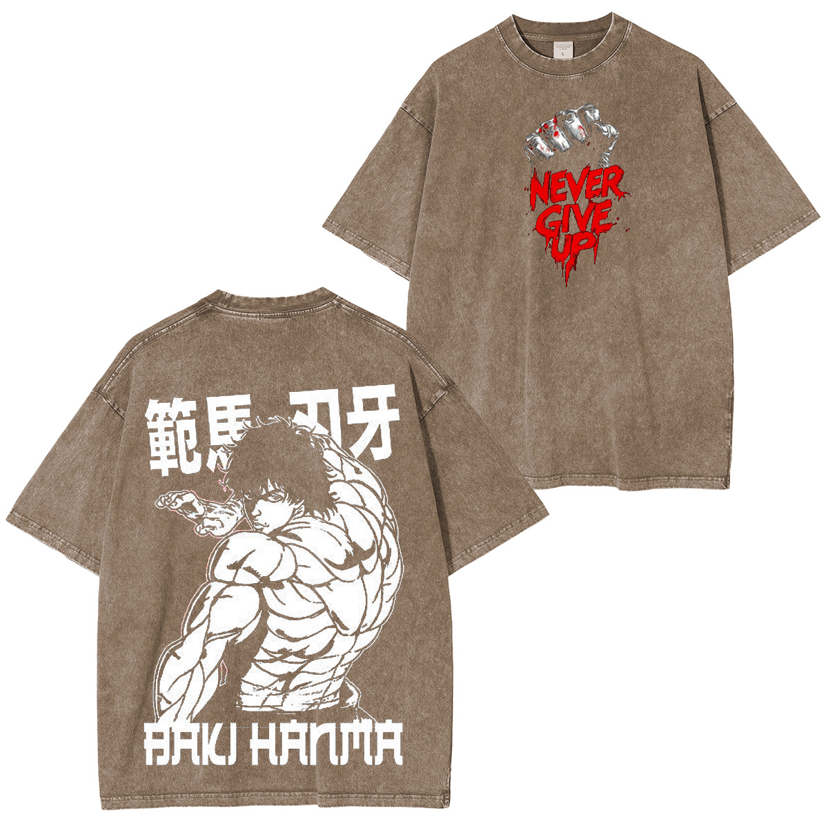 Baki Hanma Vintage Washed T-shirt/Crewneck/Hoodie