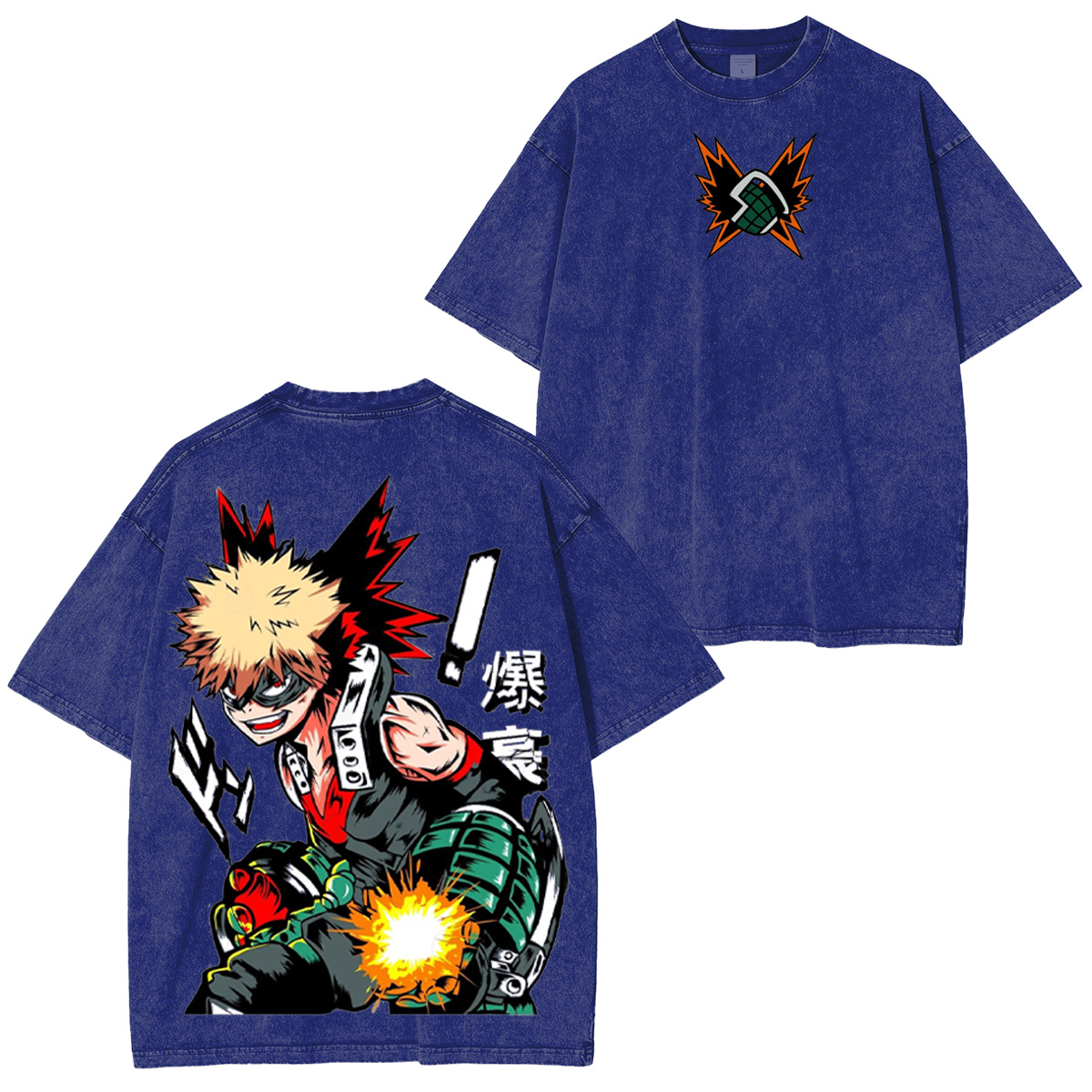 My Hero Academia Vintage Washed T-shirt/Crewneck/Hoodie
