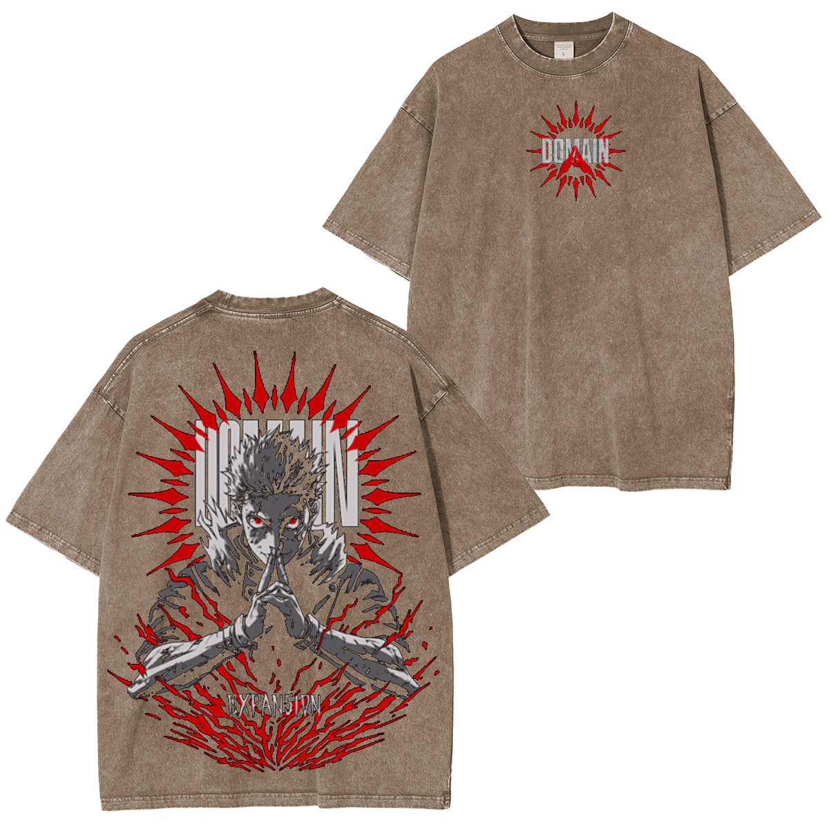 Domain Jujutsu Kaisen Vintage Washed T-shirt/Crewneck/Hoodie