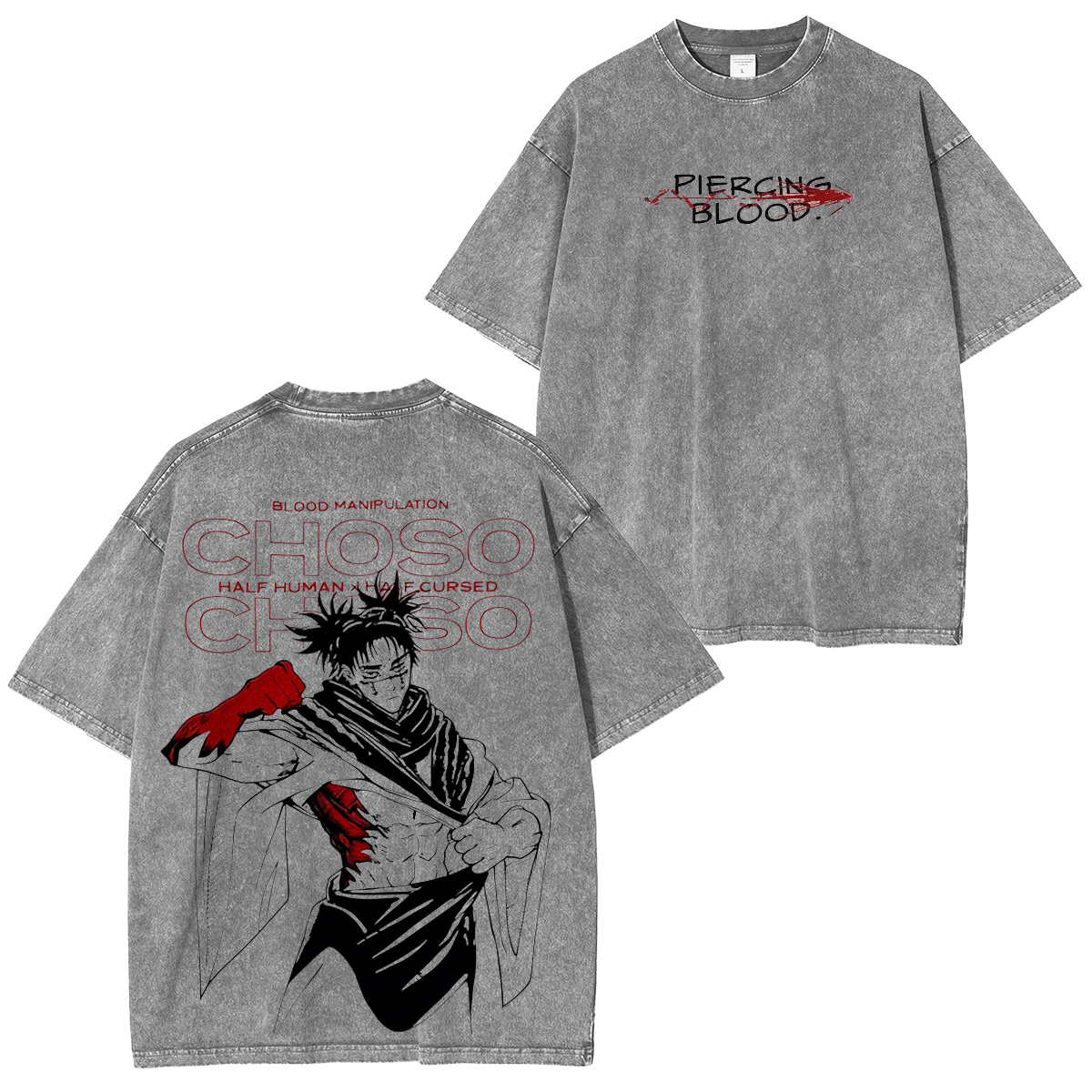 Jujutsu Kaisen :Choso Vintage washed T-shirt/Crewneck/Hoodie