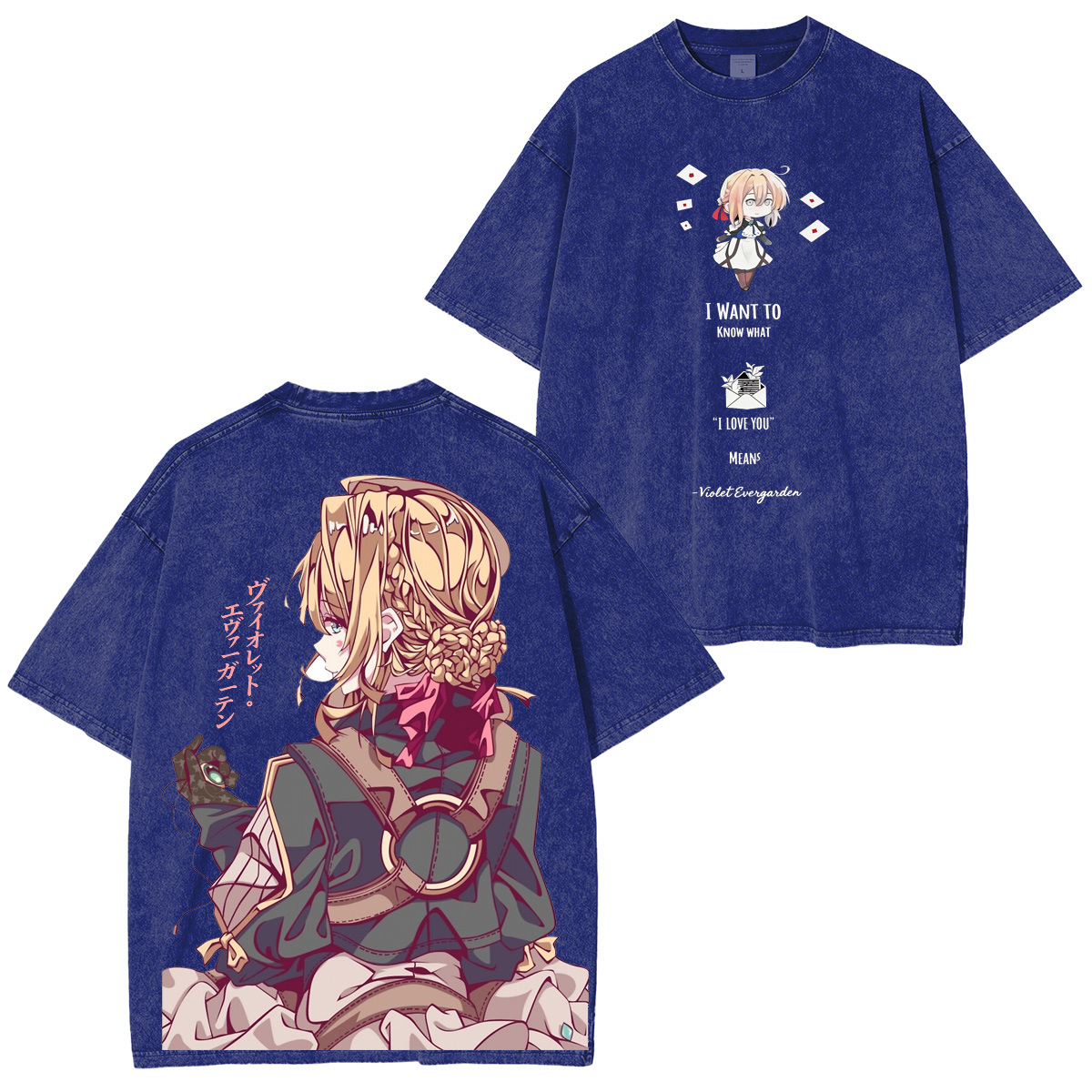 Violet Evergarden Vintage washed T-shirt/Crewneck/Hoodie