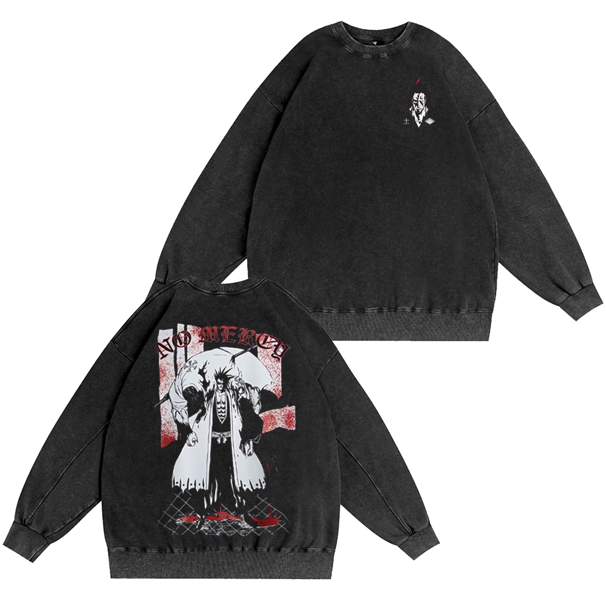 Kenpachi Zaraki Bleach Washed T-shirt/Crewneck/Hoodie