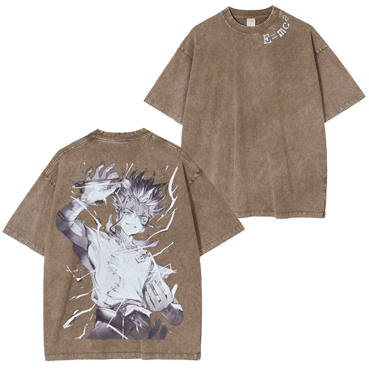 Senku Ishigami Dr. Stone Washed T-shirt/Crewneck/Hoodie