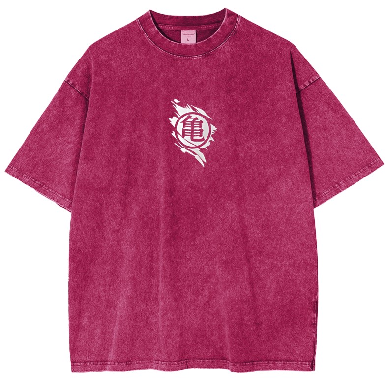 ANIME DRAGONBALL TRUNKS POWER SAIYAN WASHING VINTAGE TEE T-shirt