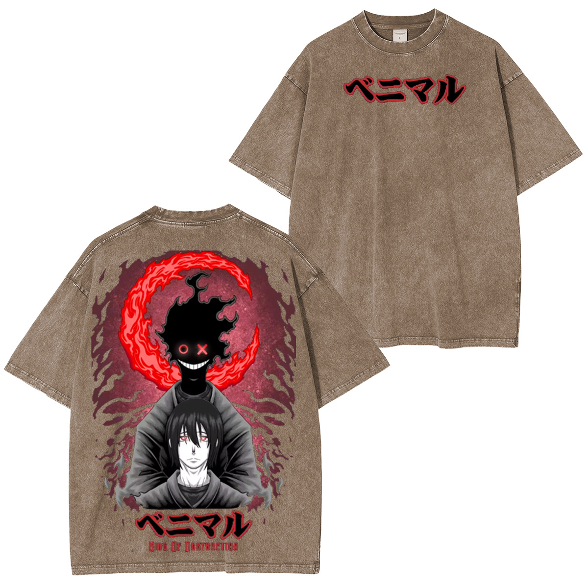 Benimaru Fire Force Washed T-shirt/Crewneck/Hoodie