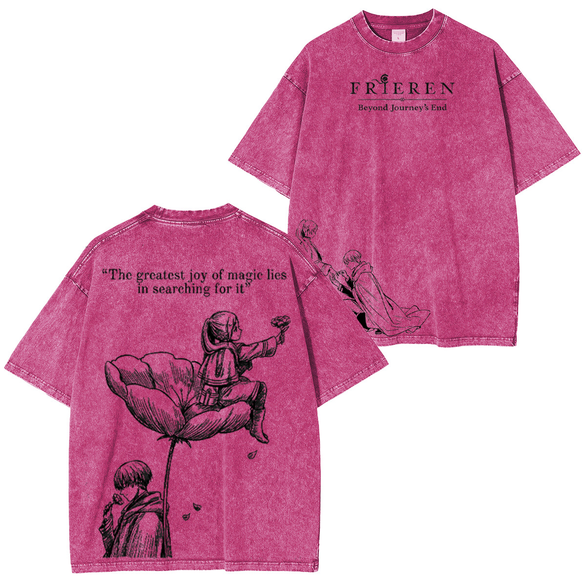 Frieren: Beyond Journey's End Washed T-shirt/Crewneck/Hoodie