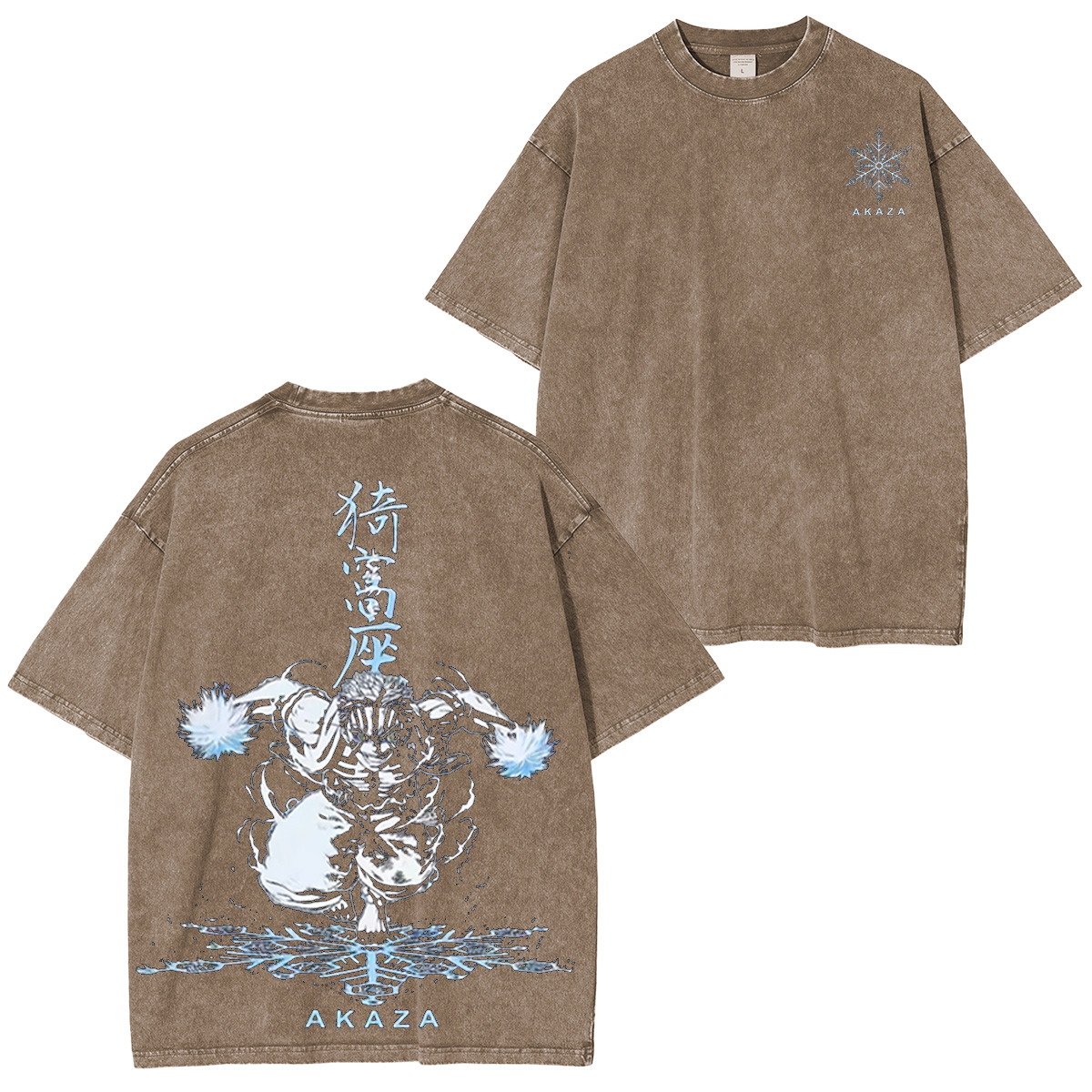 Akaza Demon Slayer Washed T-shirt/Crewneck/Hoodie