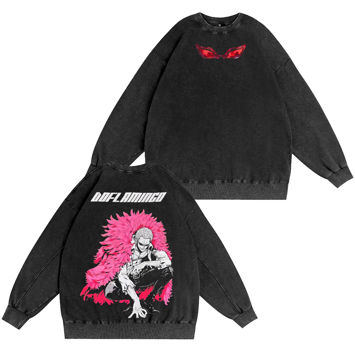 Donquixote Doflamingo One Piece Washed T-shirt/Crewneck/Hoodie