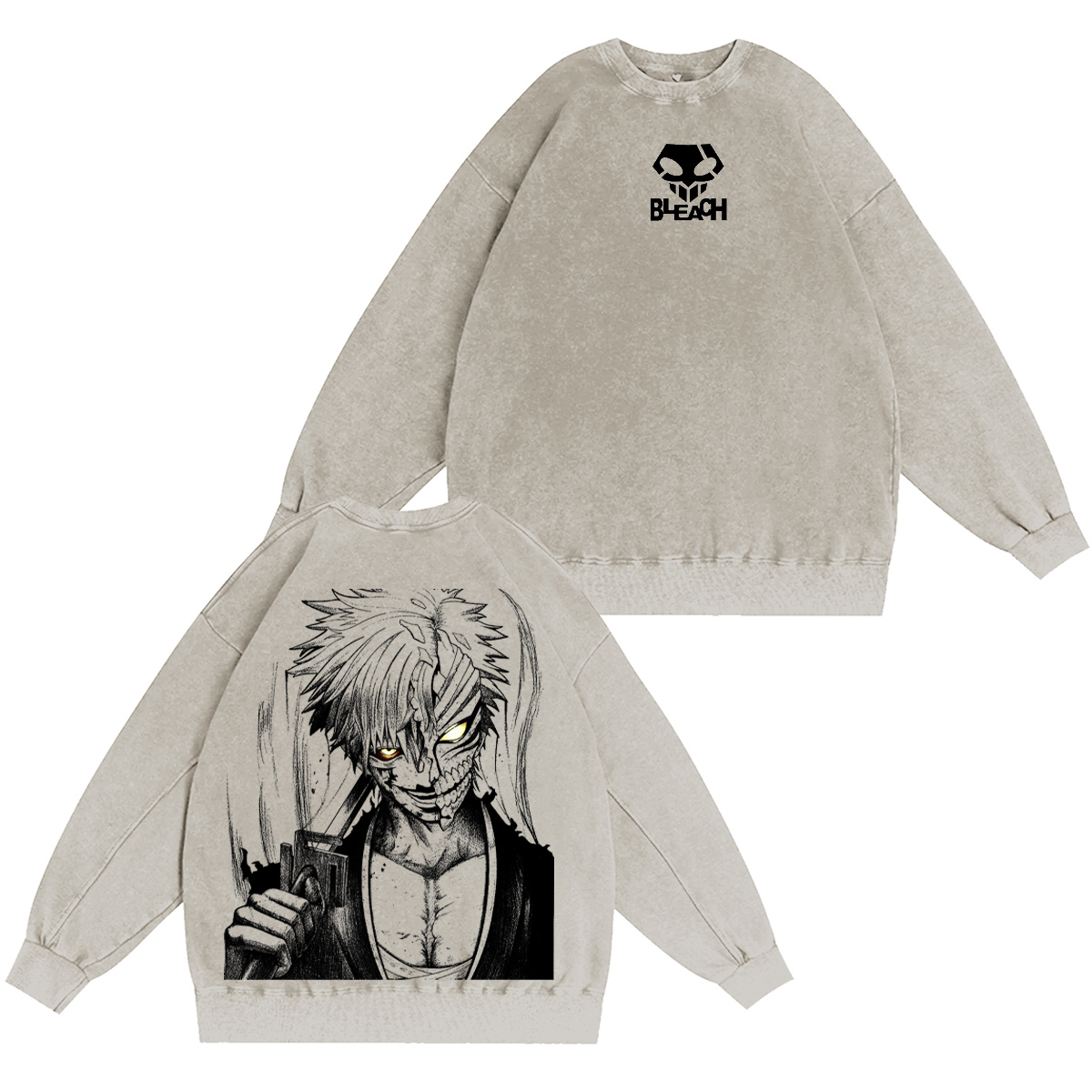 Bleach Washed T-shirt/Crewneck/Hoodie