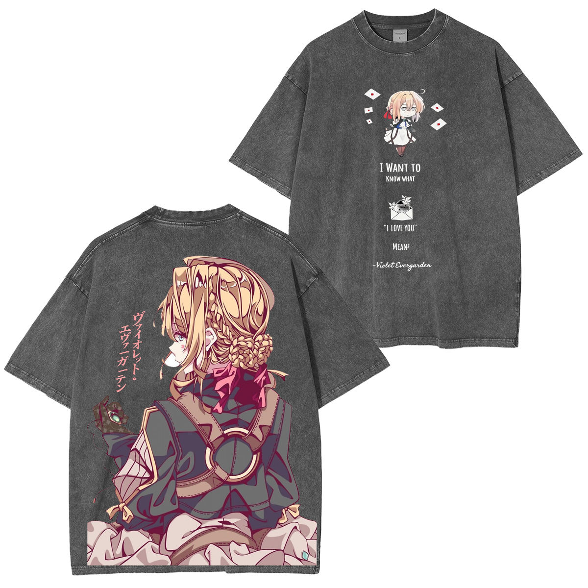 Violet Evergarden Vintage washed T-shirt/Crewneck/Hoodie