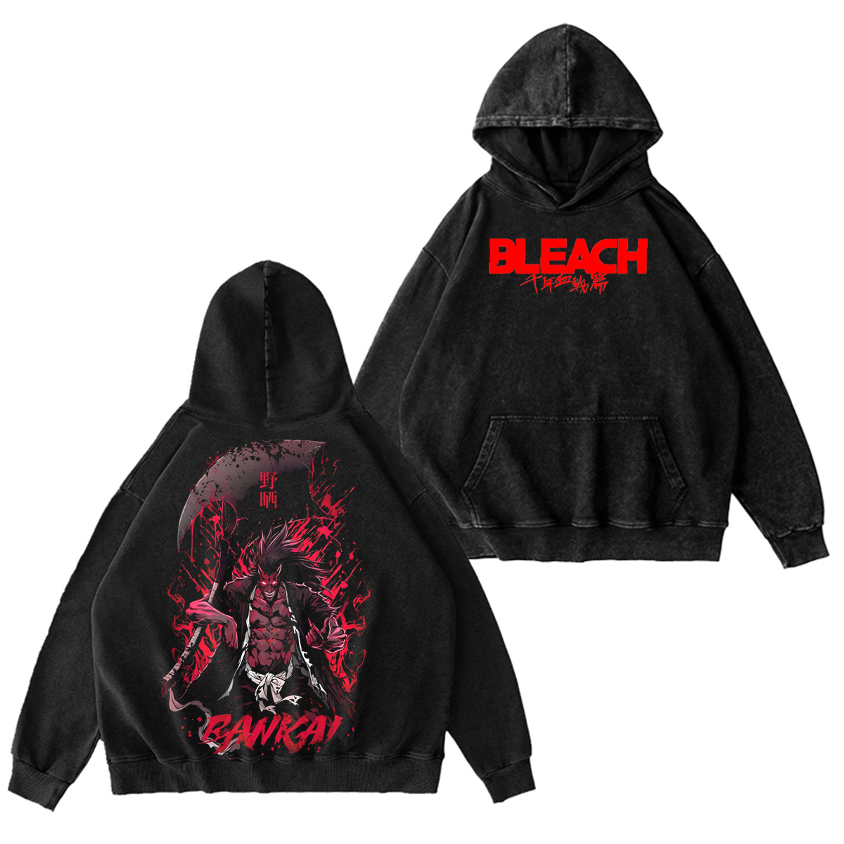 Bleach Vintage washed T-shirt/Crewneck/Hoodie