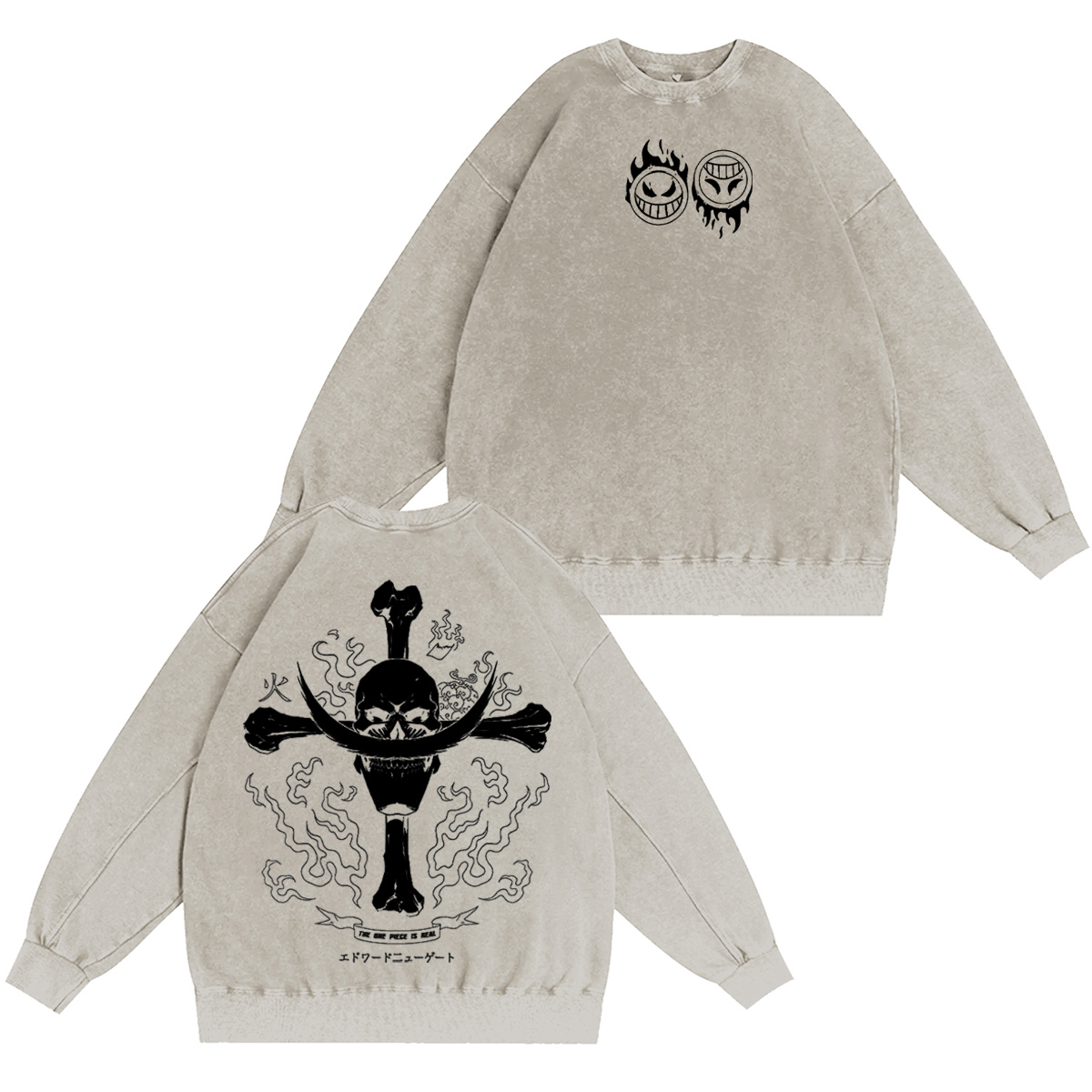 One Piece Washed T-shirt/Crewneck/Hoodie