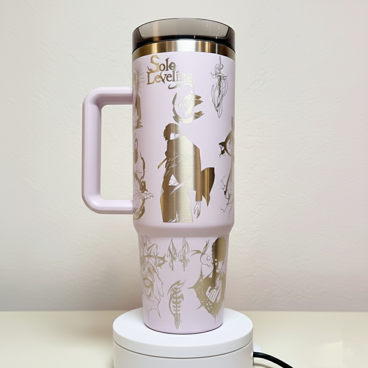 Laser Engraved Anime Stanley Tumbler Cup