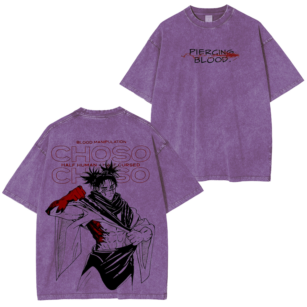 Jujutsu Kaisen :Choso Vintage washed T-shirt/Crewneck/Hoodie
