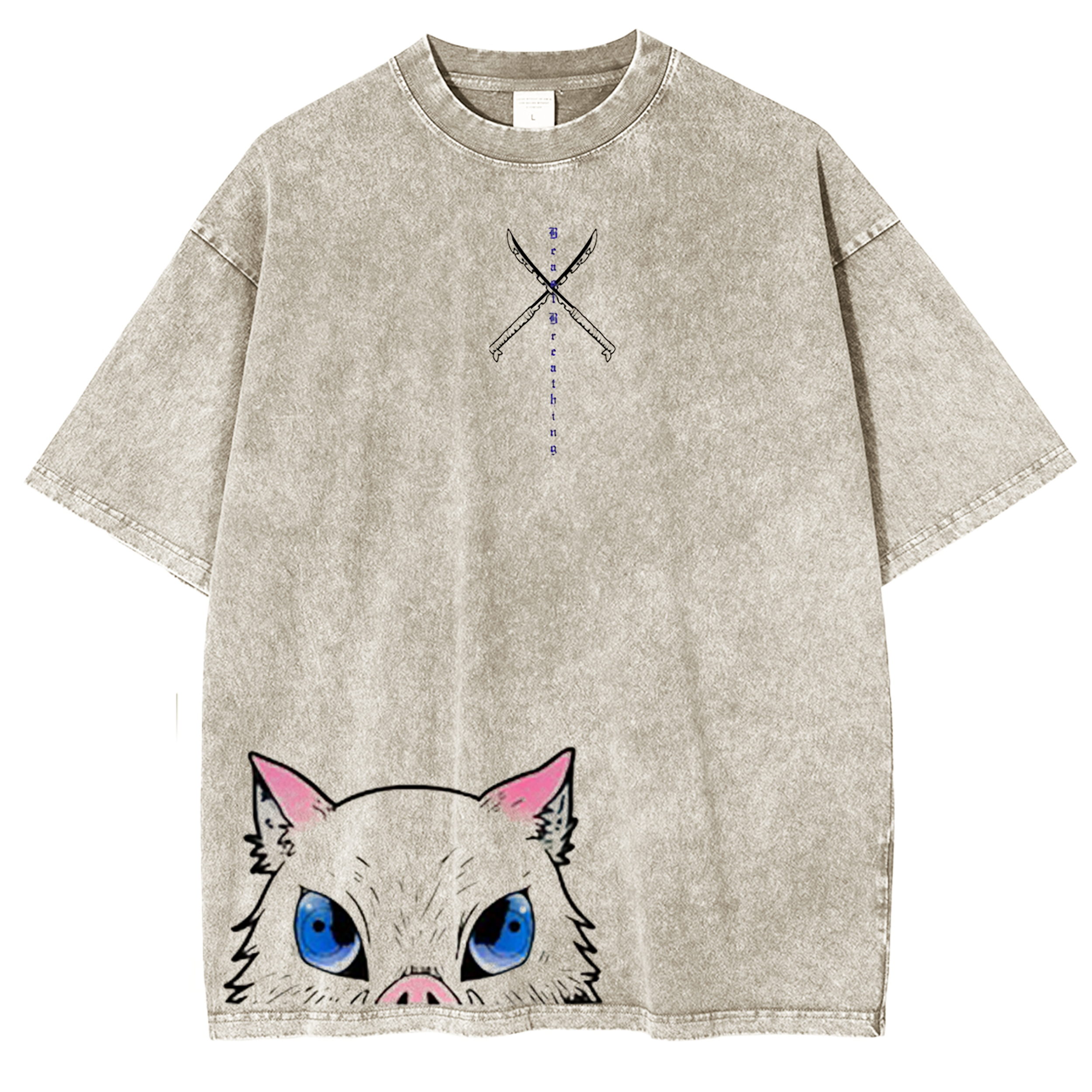 Demon Slayer Vintage Oversize Tee