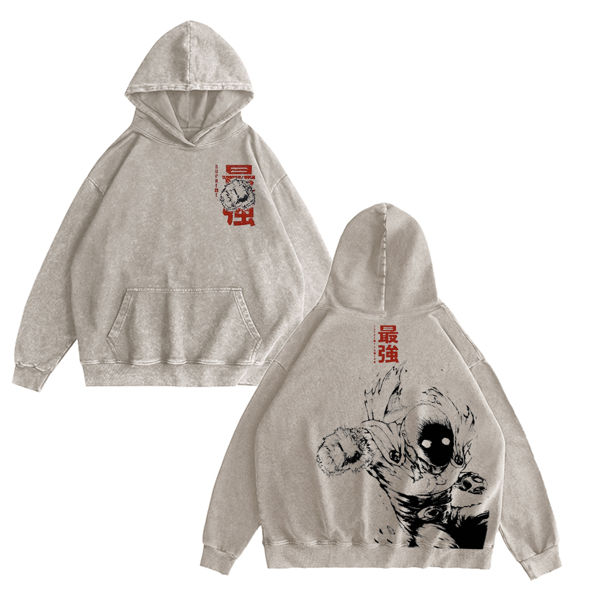 One Punch Man Vintage Washed T-shirt/Crewneck/Hoodie