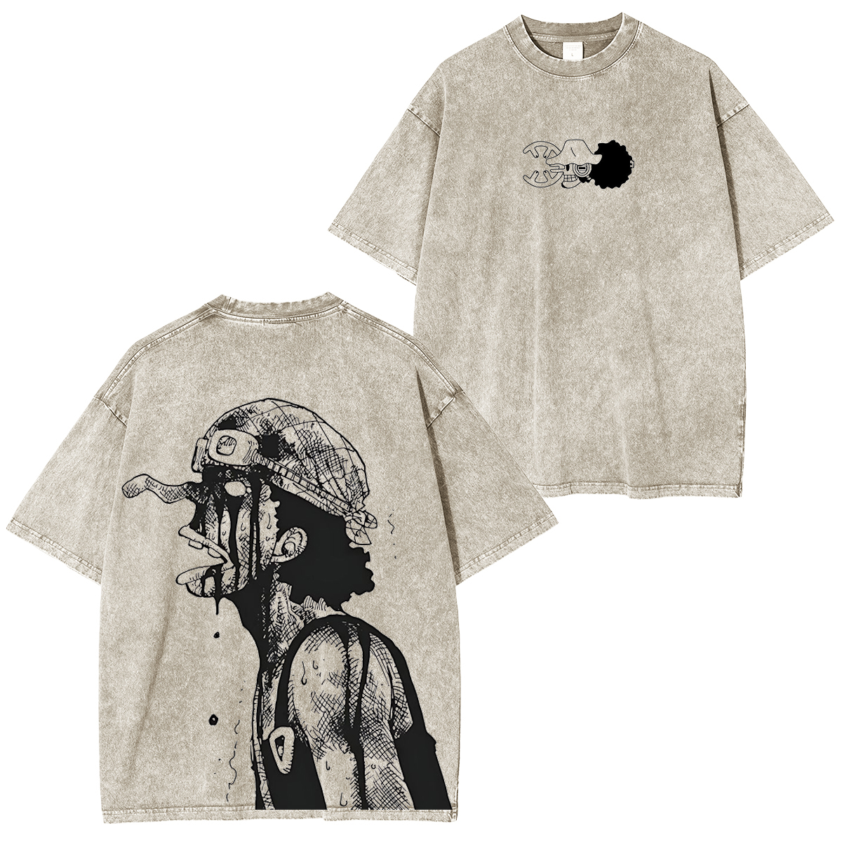 One Piece Vintage washed T-shirt/Crewneck/Hoodie