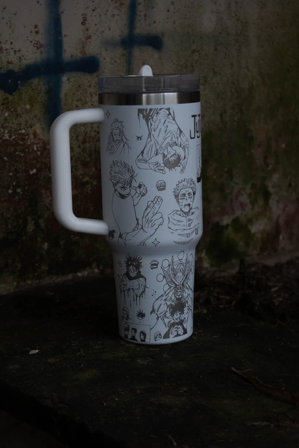 Jujutsu Kaisen Themed engraved Stanley Tumbler Cup