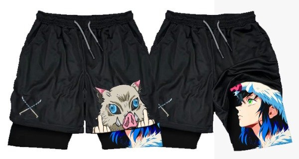 Demon Slayer Hashibira Inosuke Sport Shorts