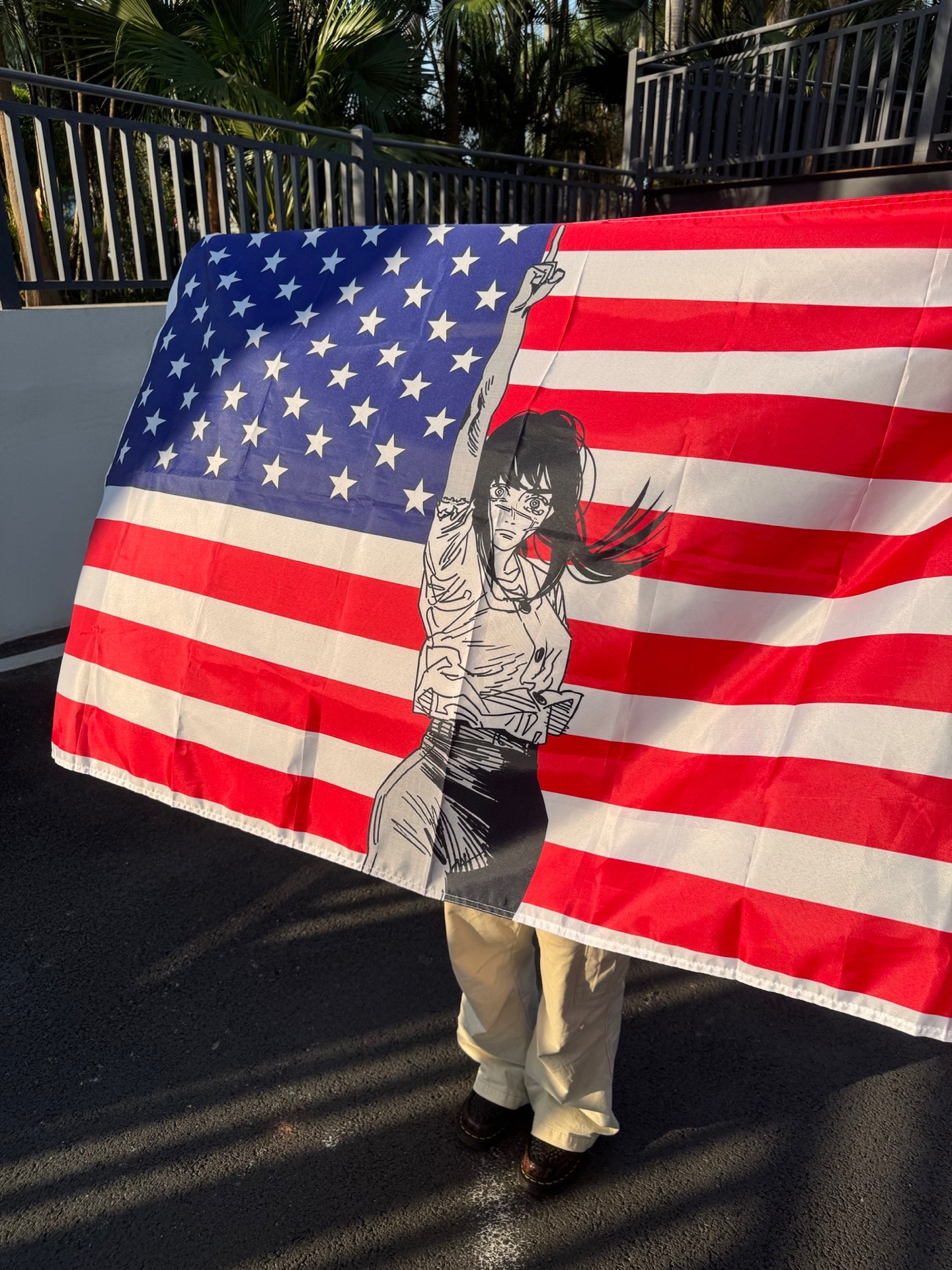 Anime Chainsaw Man Flag