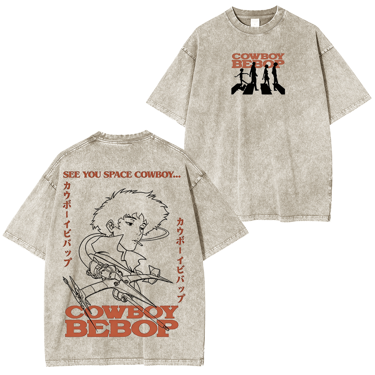 Cowboy Bebop : Spike Spiegel Washed T-shirt