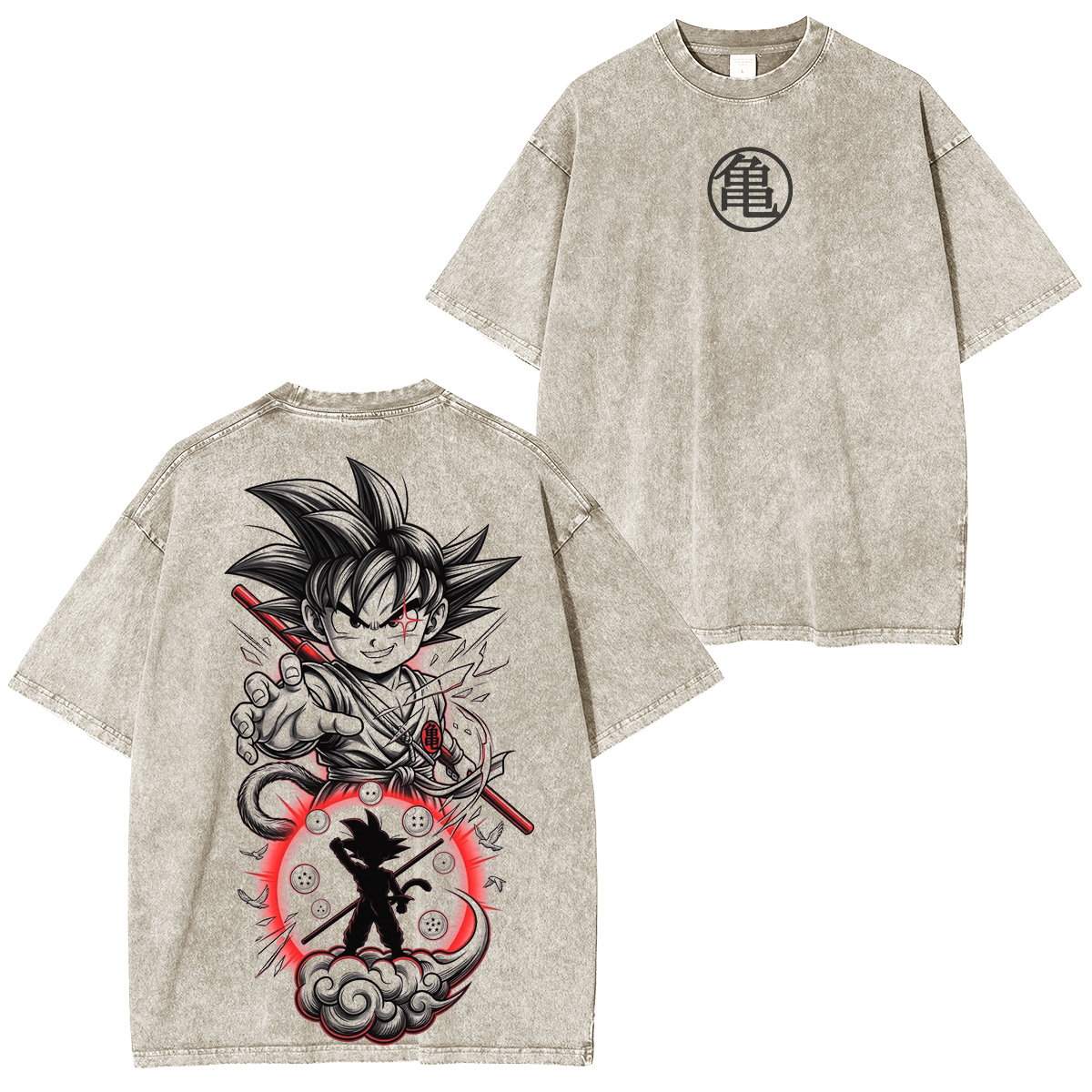 Dragon Ball Z:Kakarot Saiyan Warrior Washed T-shirt/Crewneck/Hoodie