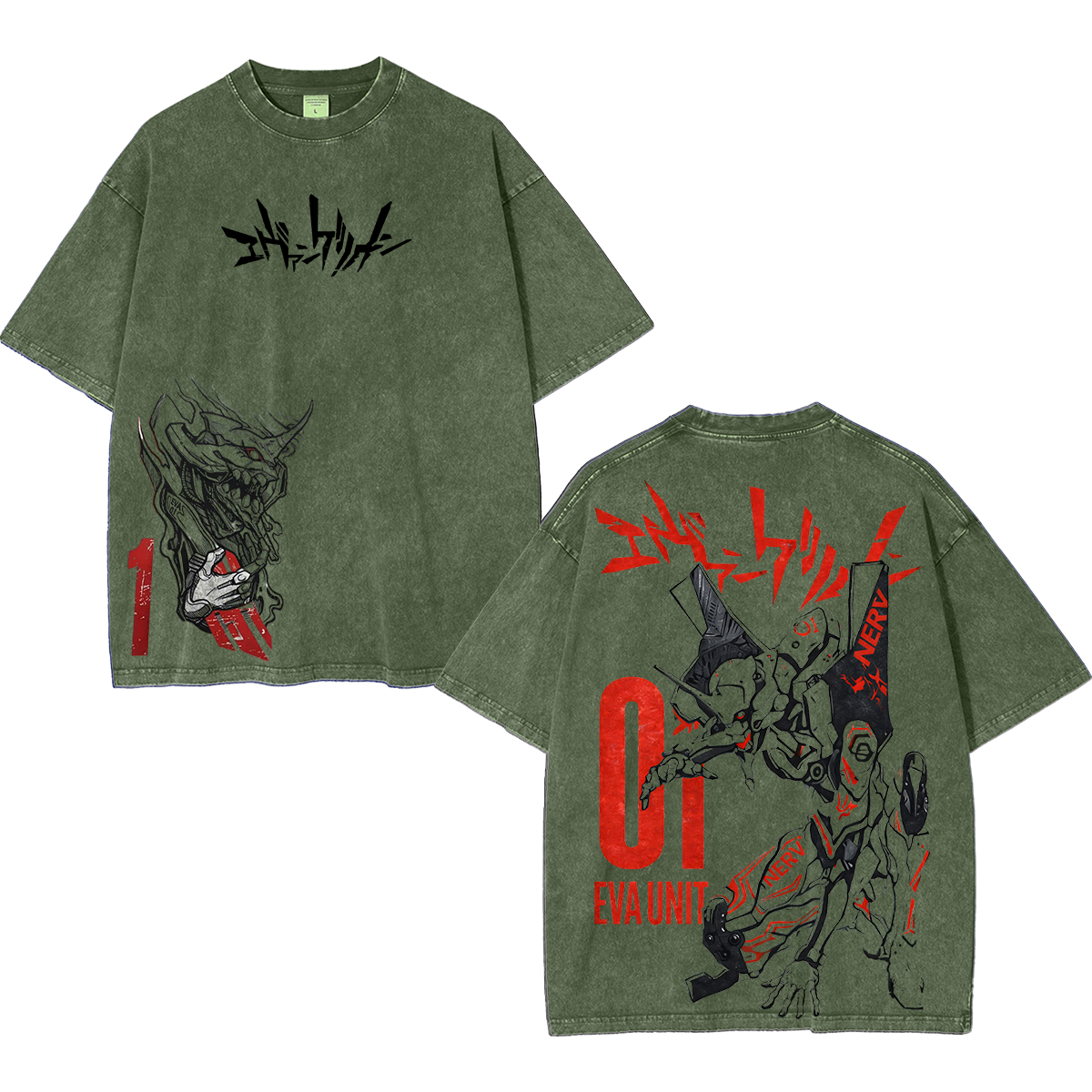 Neon Genesis Evangelion Washed T-shirt/Crewneck/Hoodie
