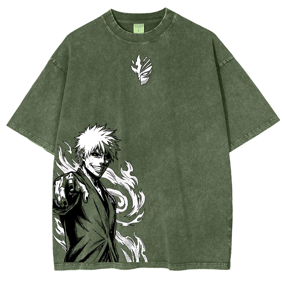 Bleach Ichigo Zangetsu Unisex  Washed T-Shirt