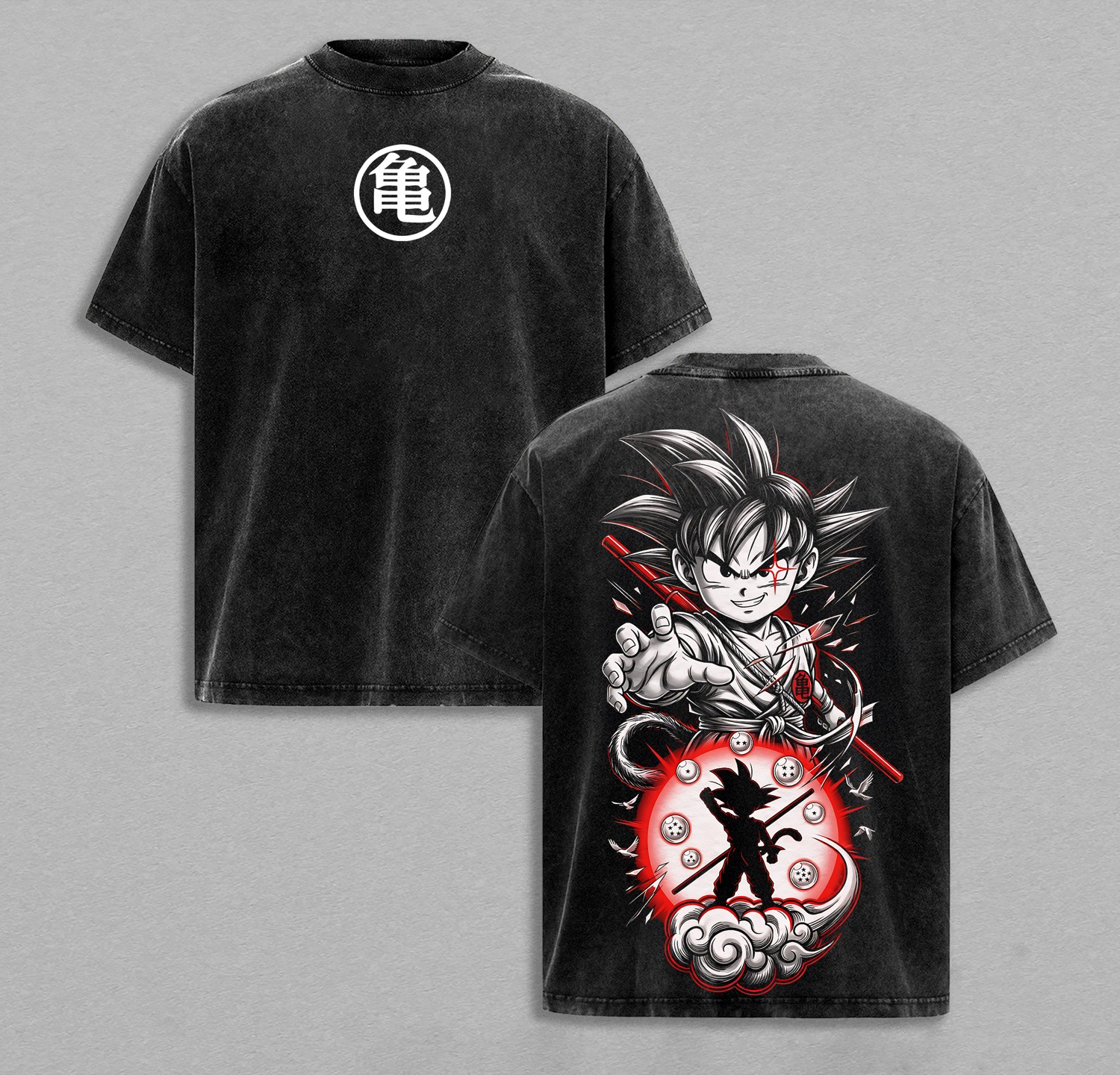 Dragon Ball Z:Kakarot Saiyan Warrior Washed T-shirt/Crewneck/Hoodie
