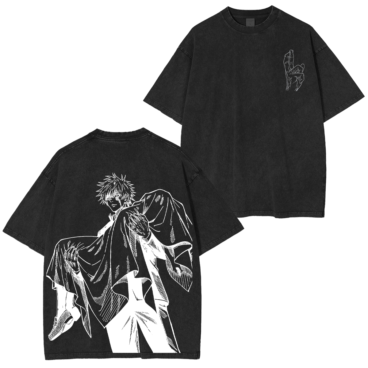 Gojo Satoru,Jujutsu Kaisen Anime Washed T-shirt/Crewneck/Hoodie
