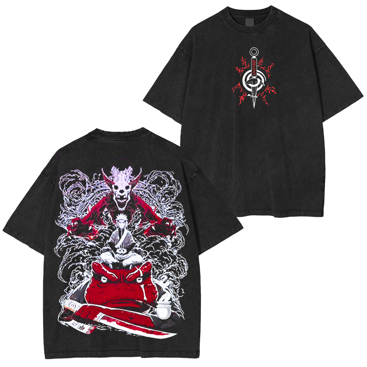Naruto Anime Washed T-shirt/Crewneck/Hoodie