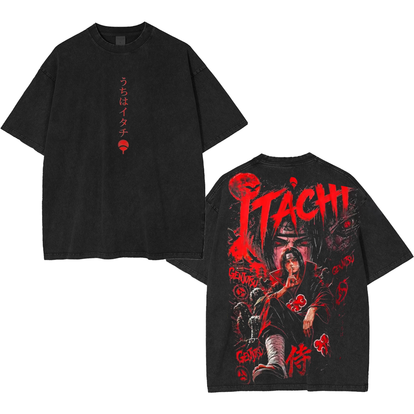 [Copy]Vintage Unisex Washed T-Shirt-Back