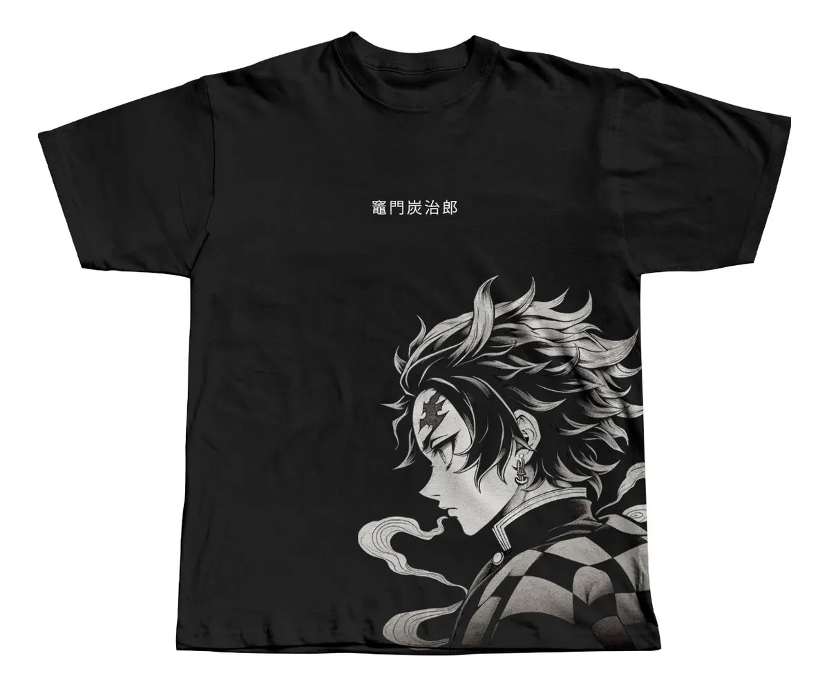 Remera Algodon Unisex Demon Slasher Kamado Tanjiro Dtf
