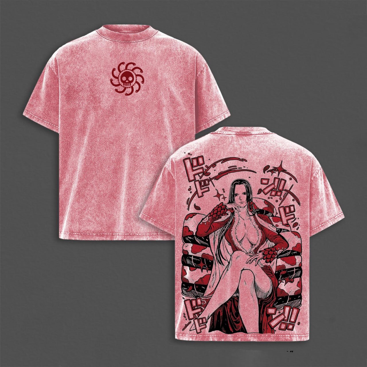 Polera One Piece Vintage washed T-shirt/Crewneck/Hoodie