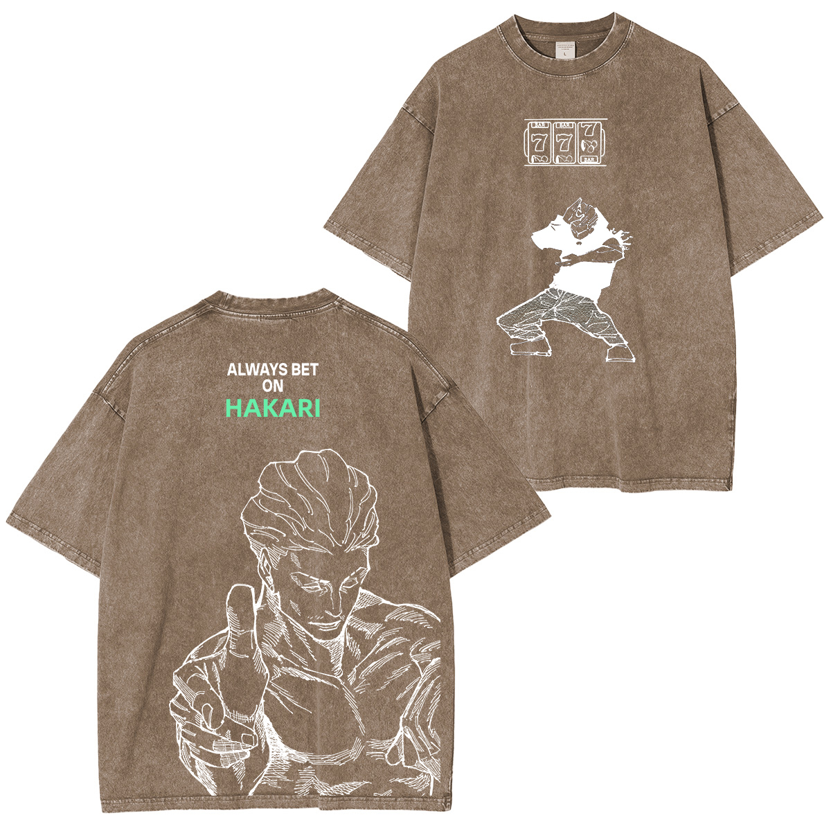 Hakari Kinji Jujutsu Kaisen Washed T-shirt/Crewneck/Hoodie