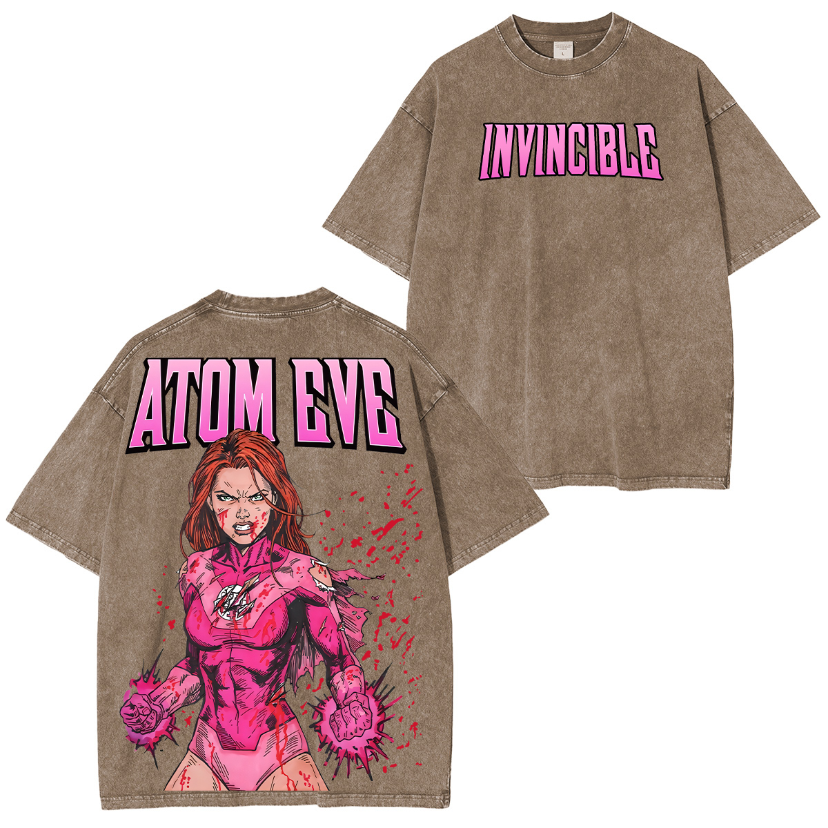 Atom Eve Invincible Washed T-shirt/Crewneck/Hoodie