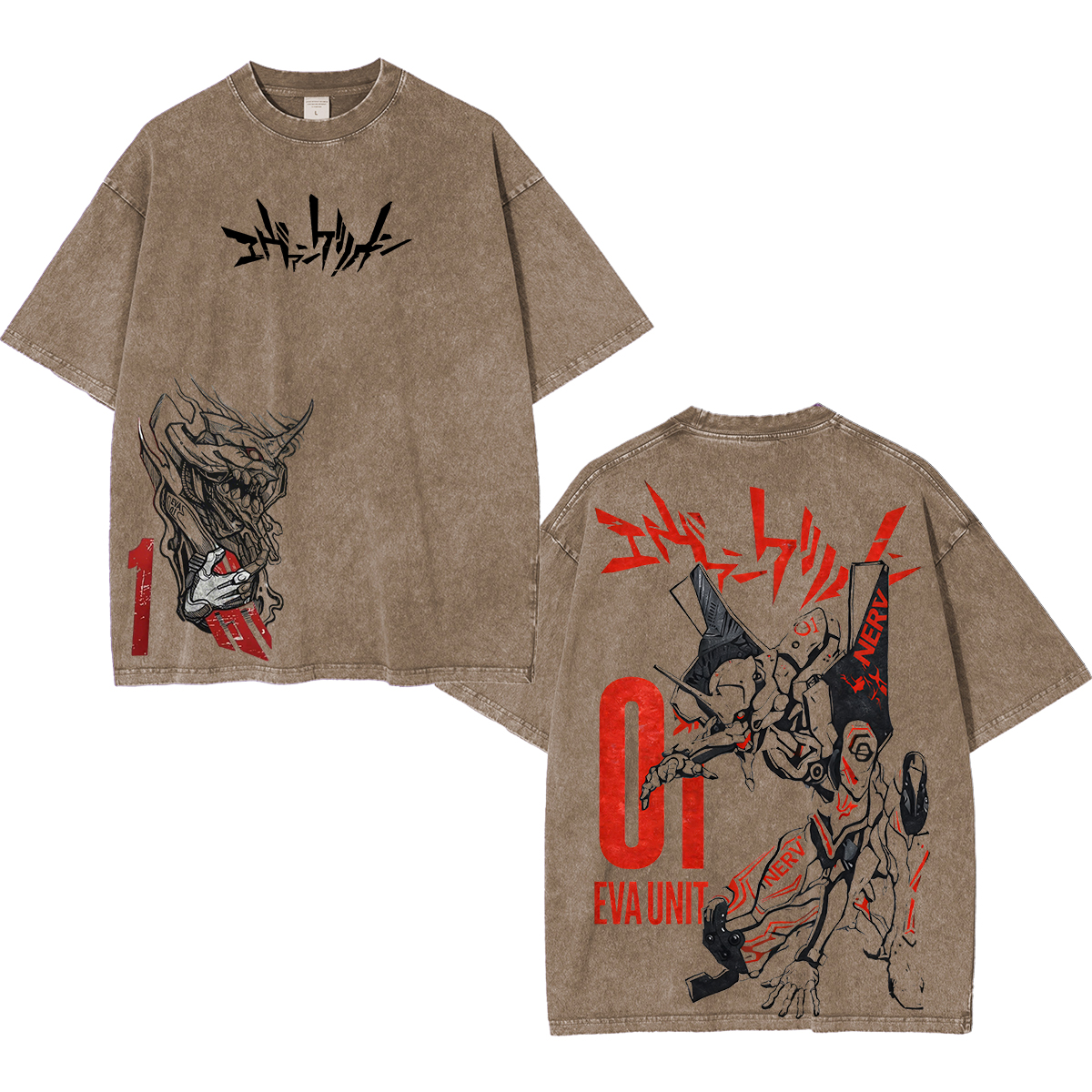 Neon Genesis Evangelion Washed T-shirt/Crewneck/Hoodie