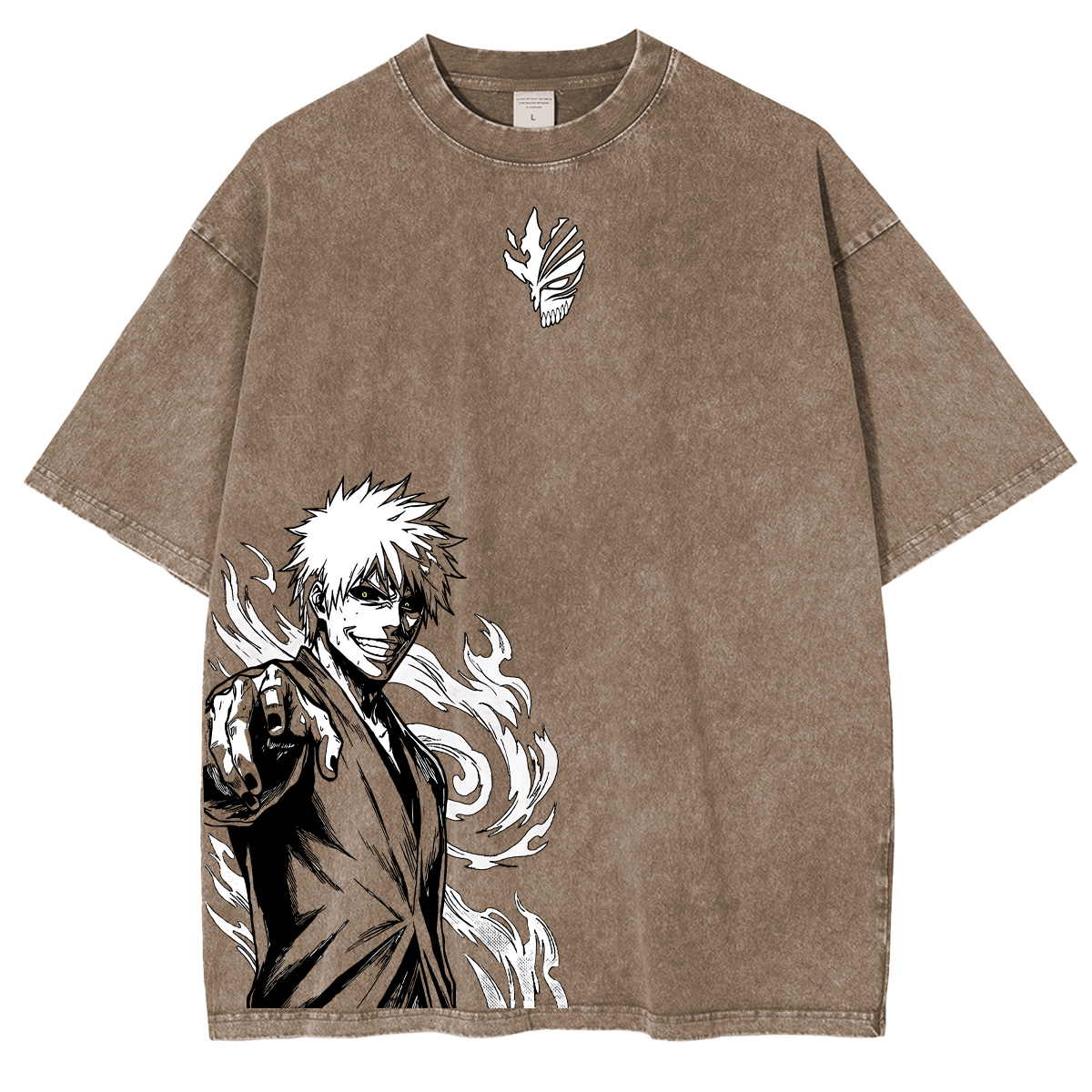 Bleach Ichigo Zangetsu Unisex  Washed T-Shirt