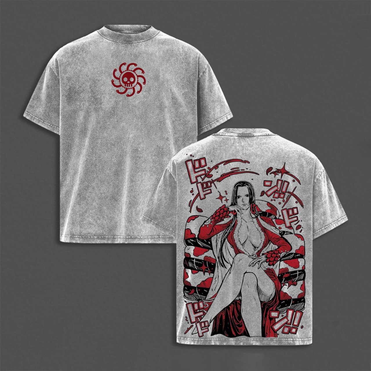 Polera One Piece Vintage washed T-shirt/Crewneck/Hoodie