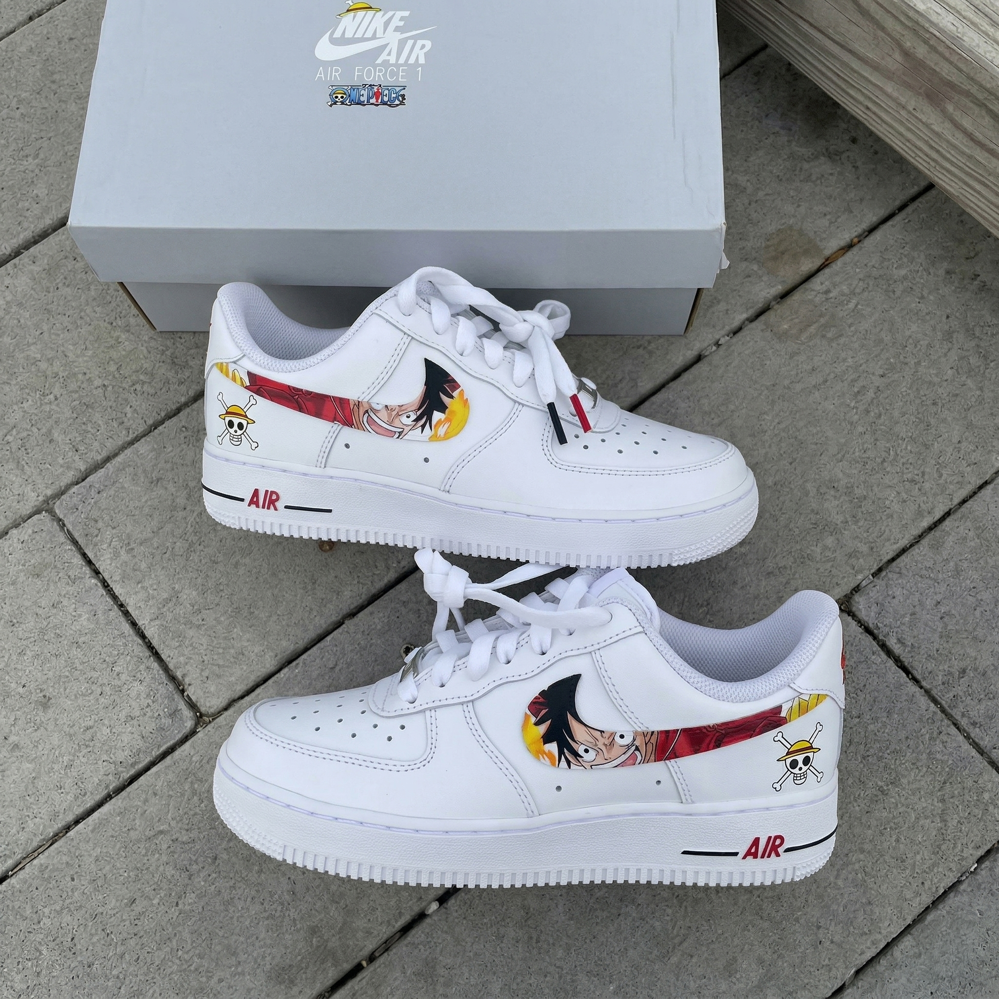 One Piece Luffy Air Force 1 Skateboarding Shoes