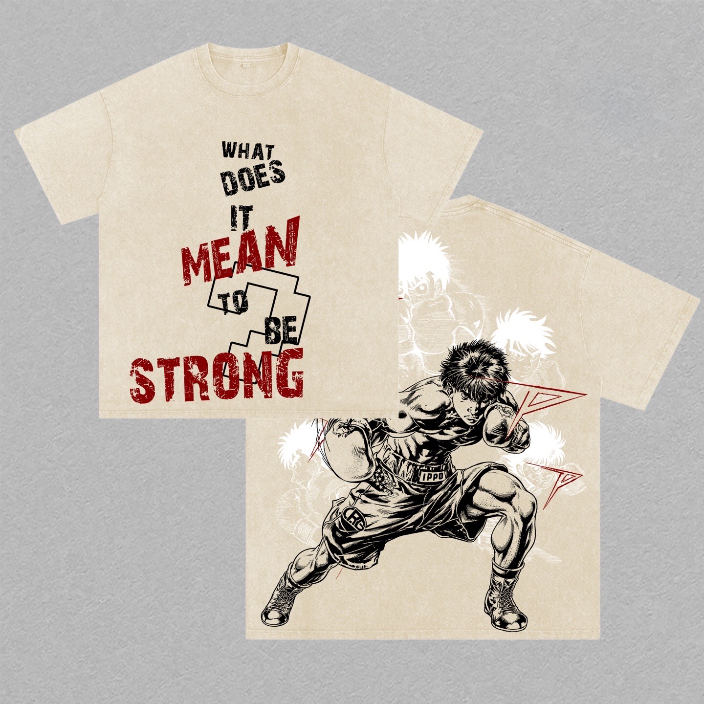 Dempsey Roll Anime Washed T-shirt