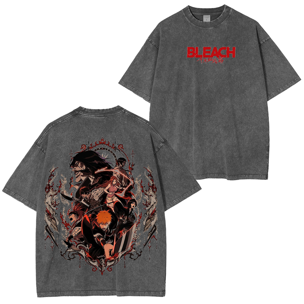 Bleach Washed T-shirt/Hoodie