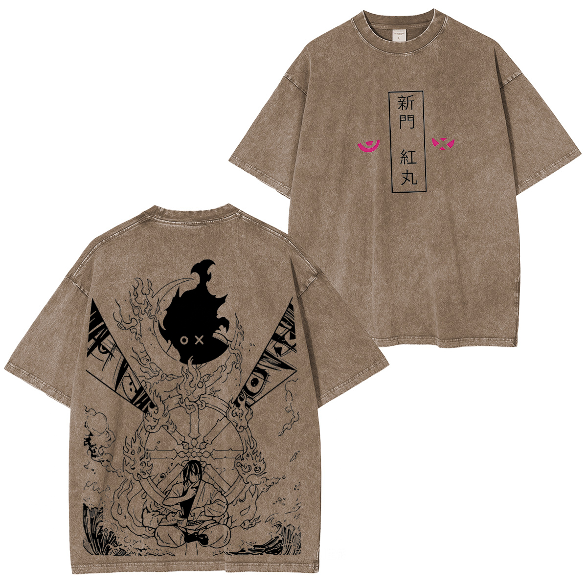 One Piece Anime Washed T-shirt