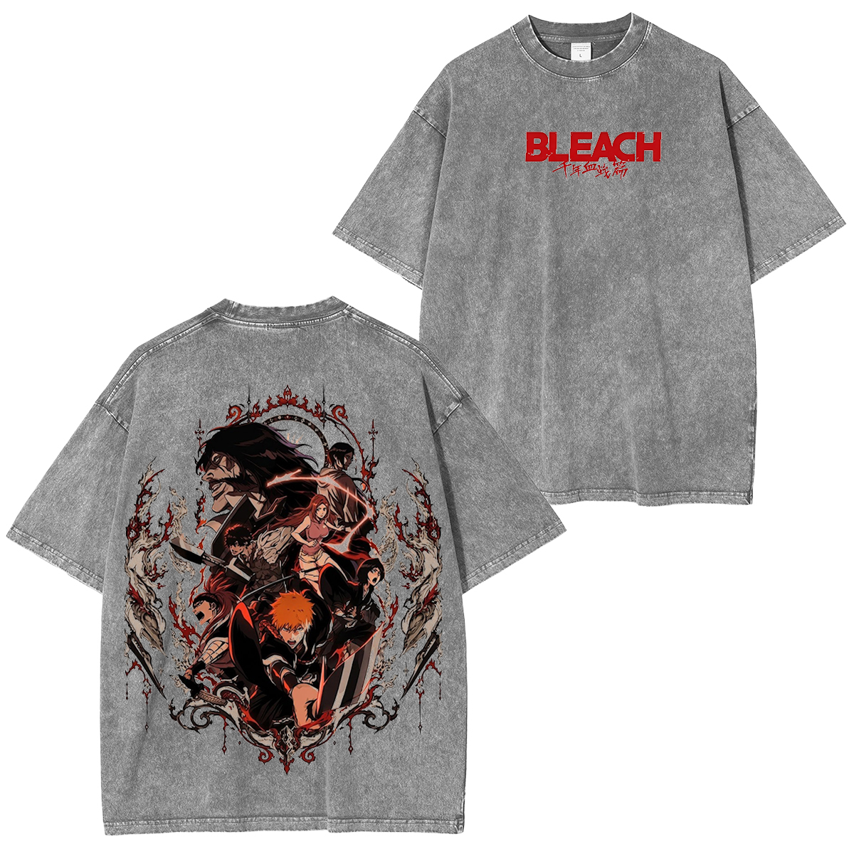 Bleach Washed T-shirt/Hoodie