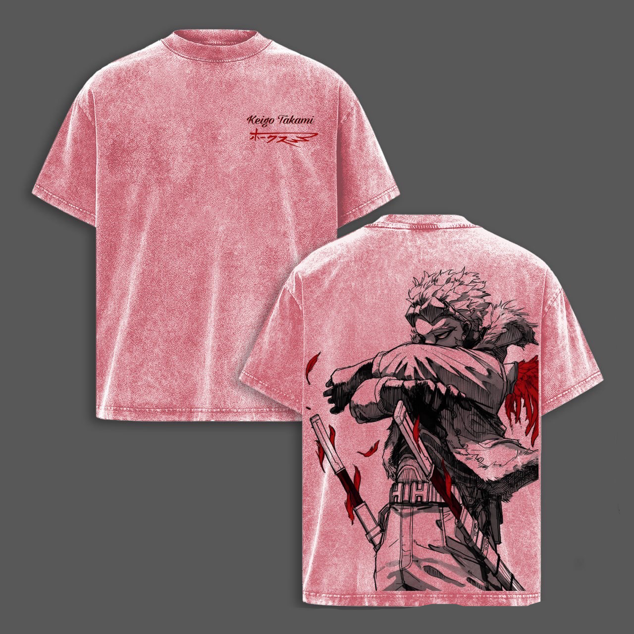 My Hero Academia: Hawks Vintage washed T-shirt/Crewneck/Hoodie