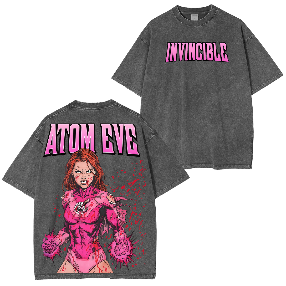 Atom Eve Invincible Washed T-shirt/Crewneck/Hoodie