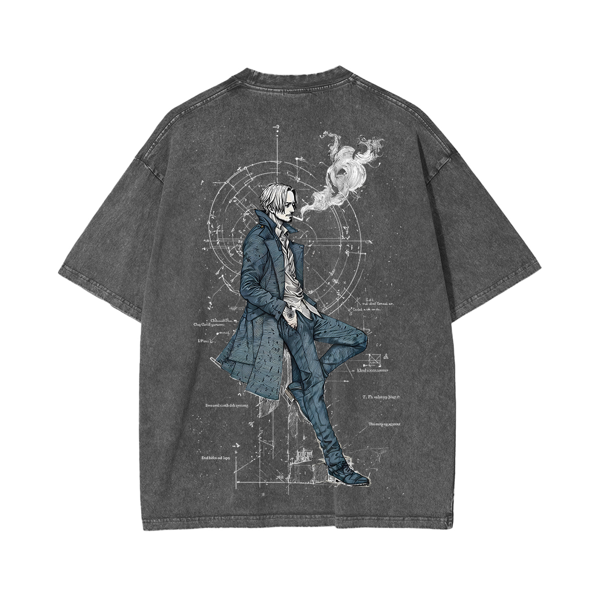 Sanji One Piece Unisex Washed T-Shirt
