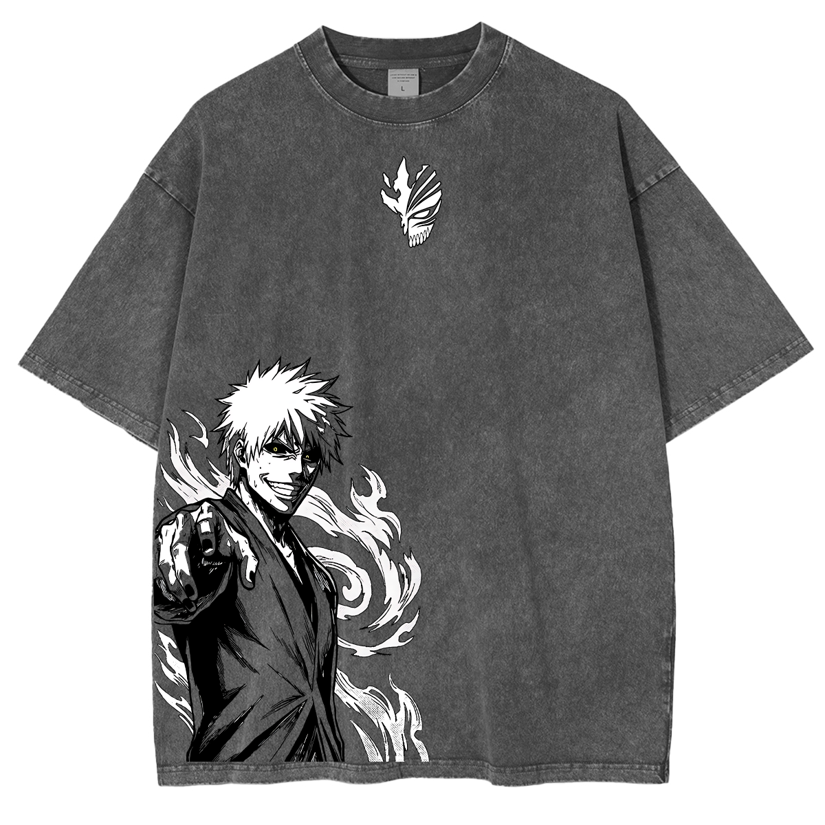 Bleach Ichigo Zangetsu Unisex  Washed T-Shirt