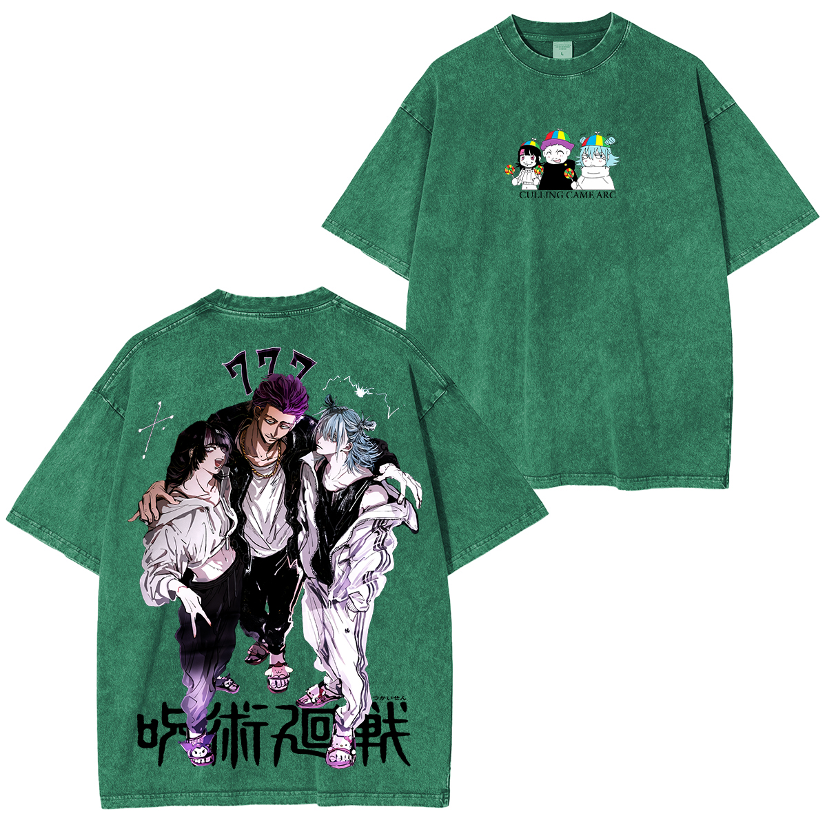 Anime Unisex Washed T-Shirt/HOODIE