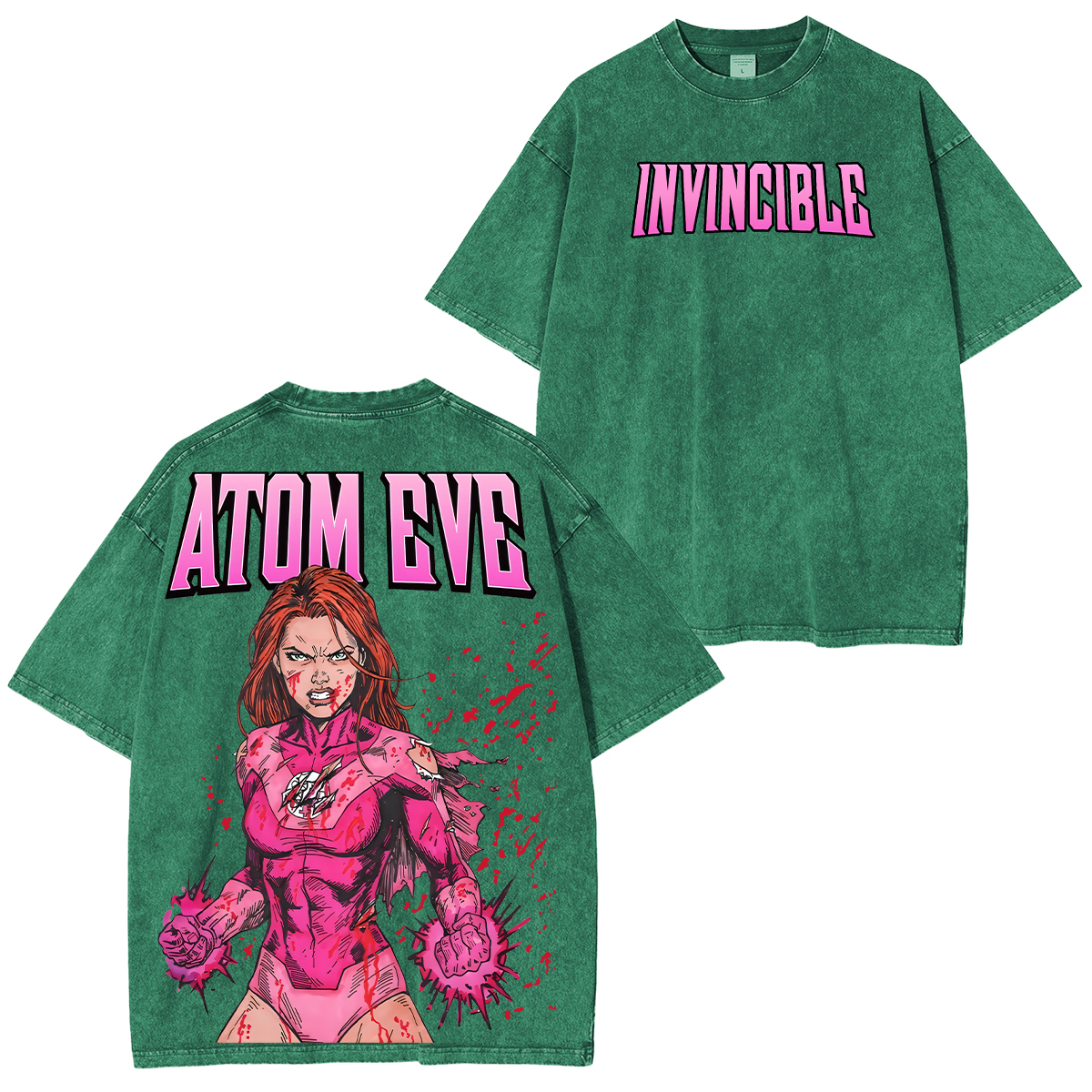 Atom Eve Invincible Washed T-shirt/Crewneck/Hoodie
